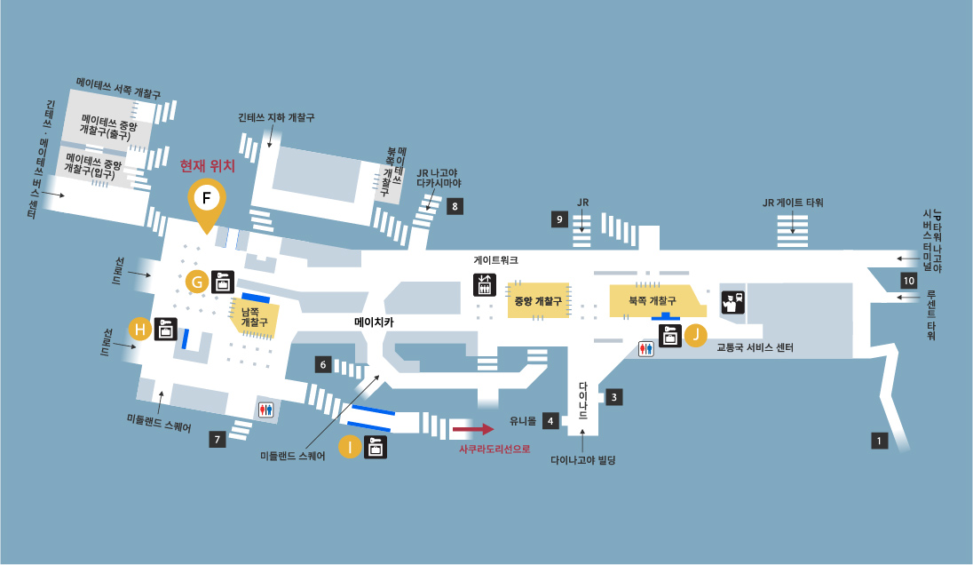 東山線ロッカーMAP