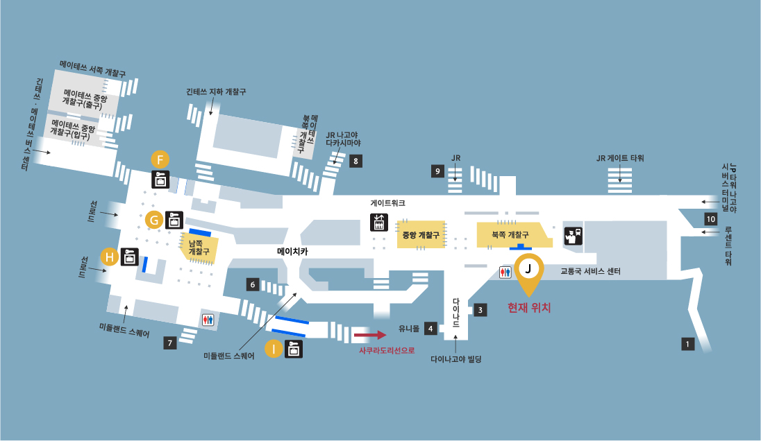 東山線ロッカーMAP