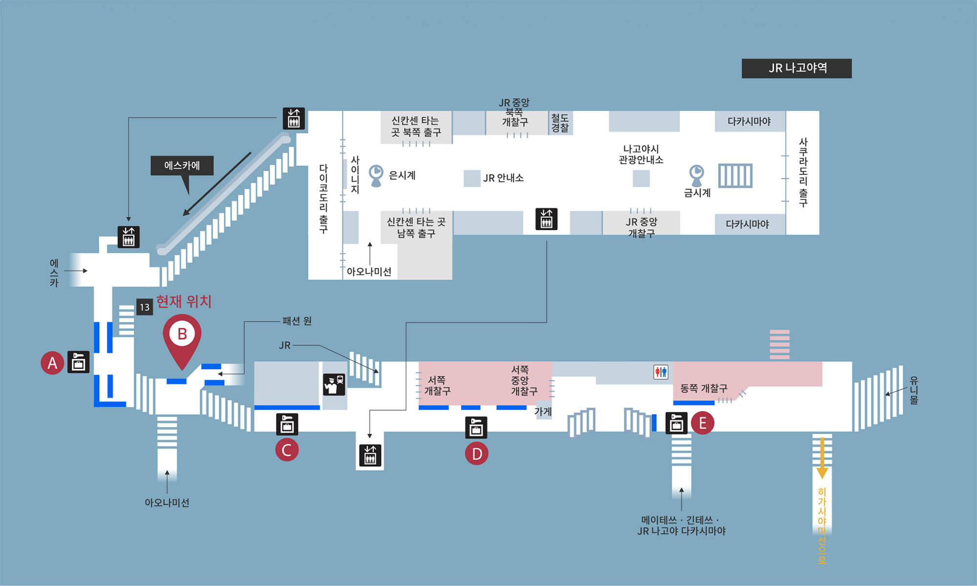 桜通線ロッカーMAP
