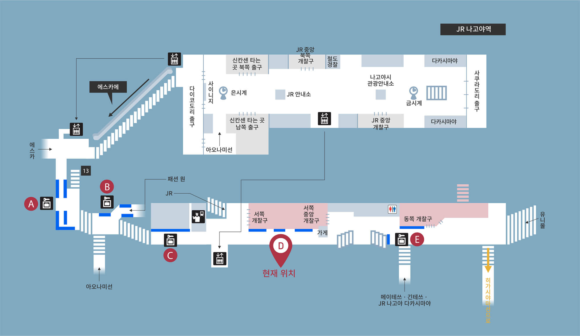 桜通線ロッカーMAP